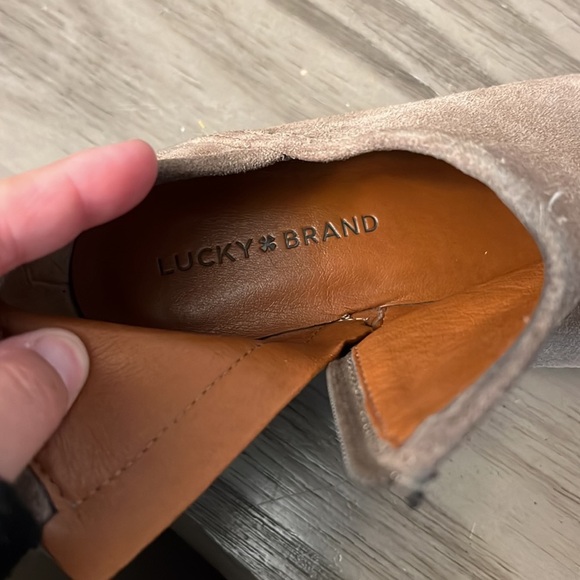 LUCKY BRAND  LEATHER BOOTIES 7 - Picture 14 of 16
